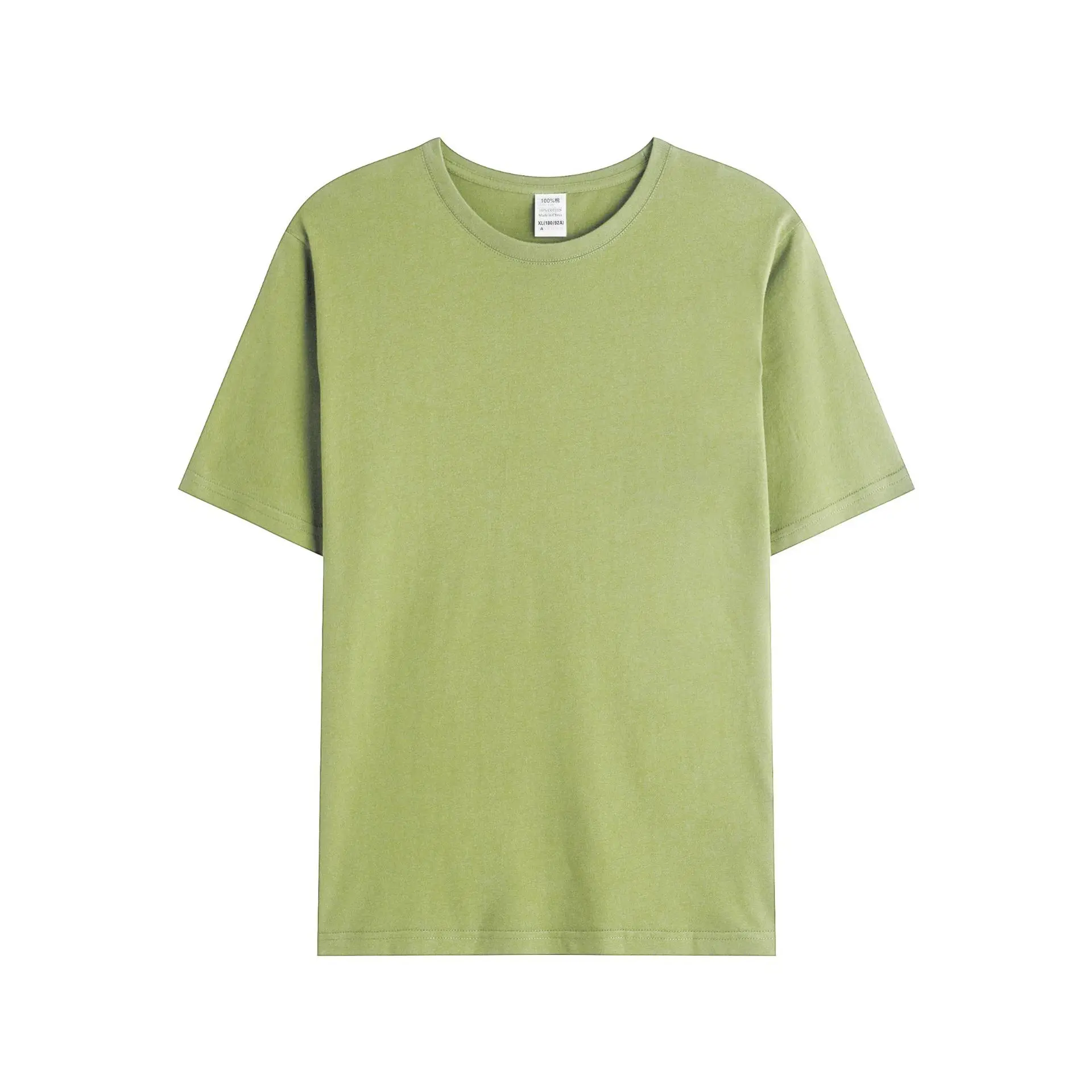 Men Women Cotton Round Neck Pullover T-Shirt Large Size - Image 11