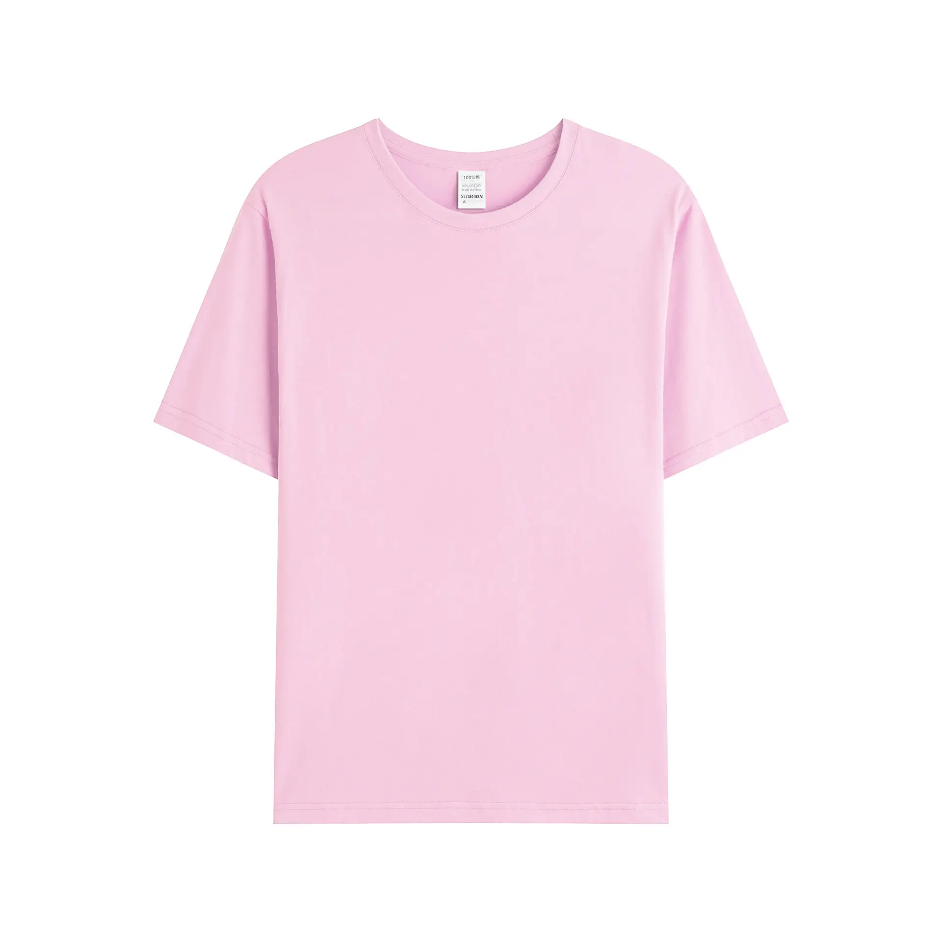 Men Women Cotton Round Neck Pullover T-Shirt Large Size - Image 12