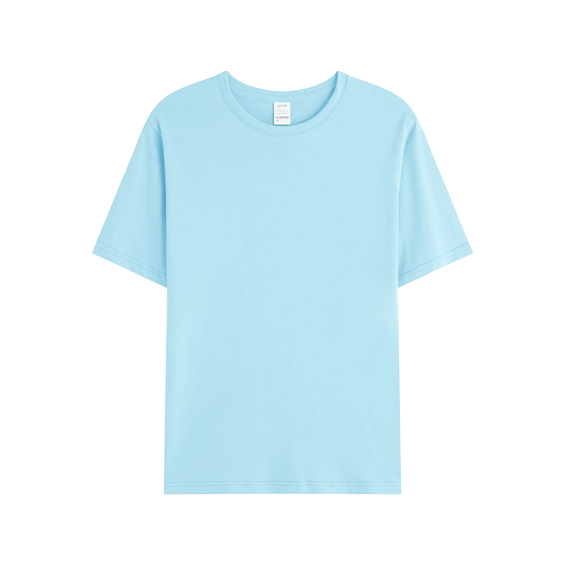 Men Women Cotton Round Neck Pullover T-Shirt Large Size - Image 13