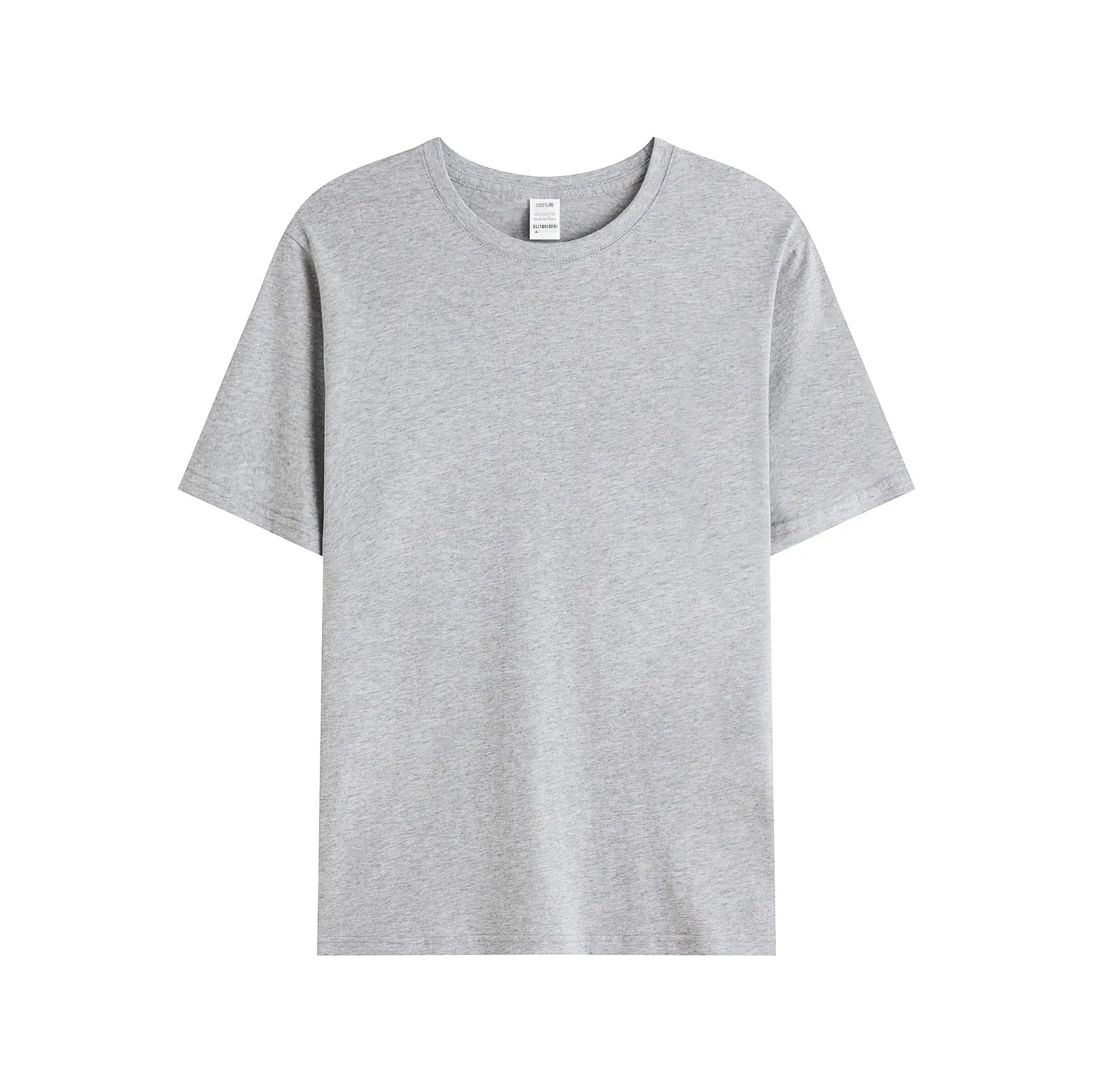 Men Women Cotton Round Neck Pullover T-Shirt Large Size - Image 16