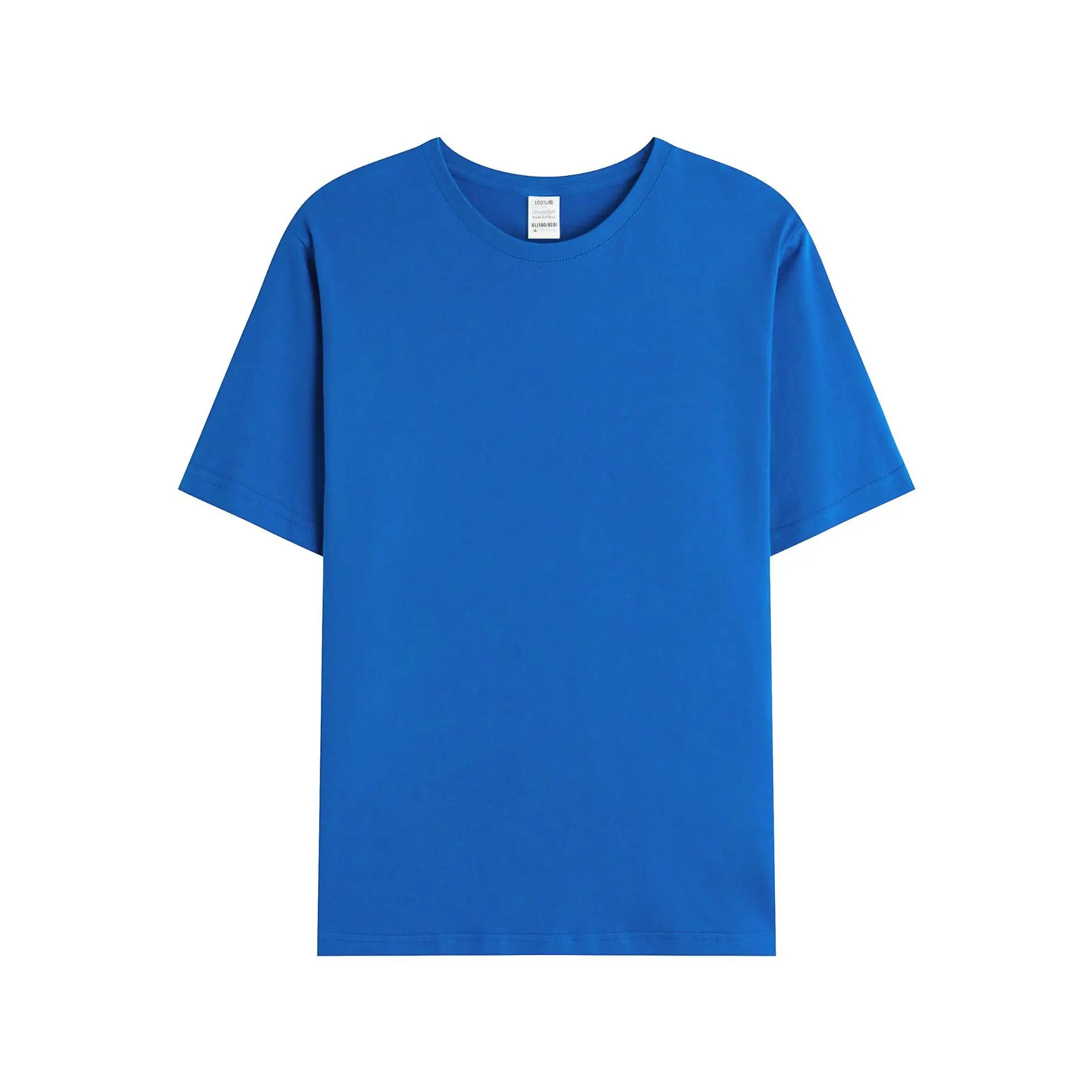 Men Women Cotton Round Neck Pullover T-Shirt Large Size - Image 6