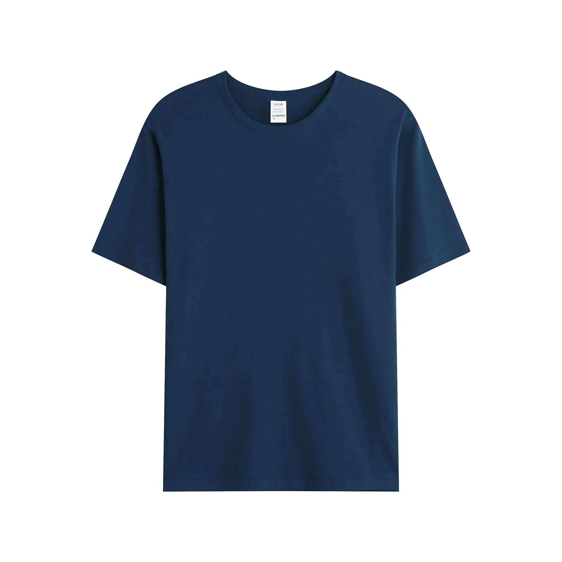 Men Women Cotton Round Neck Pullover T-Shirt Large Size - Image 7