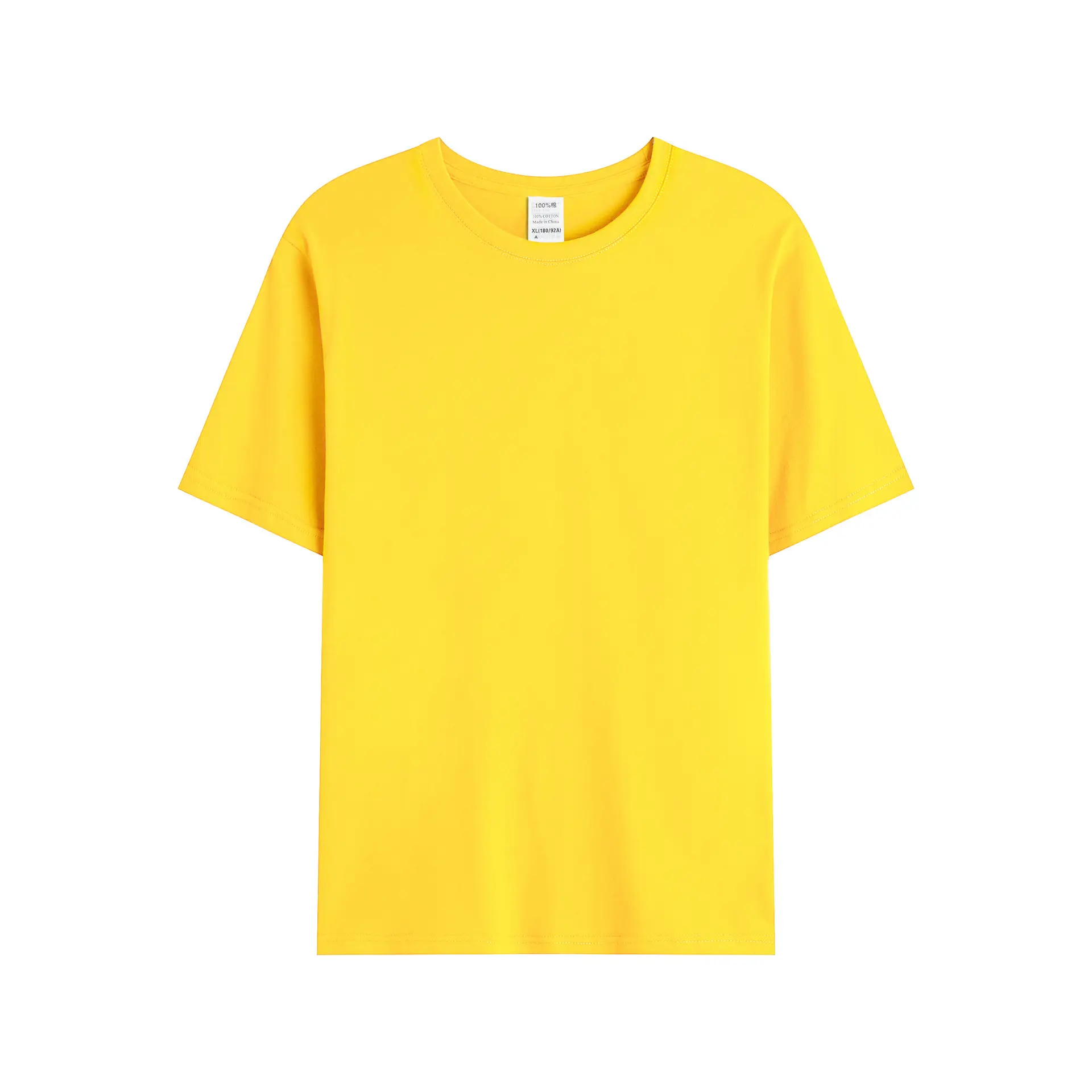Men Women Cotton Round Neck Pullover T-Shirt Large Size - Image 9