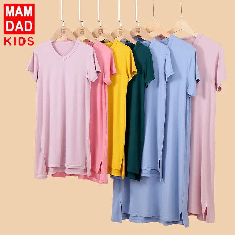New Style Soft Waxy Kids Nightgown Blue Pink - Image 7