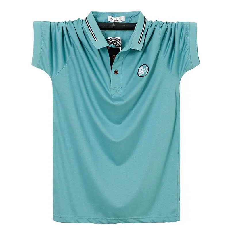 Men's 2255 Light Green Polo T-Shirt Short Sleeve Business Wear - Image 5