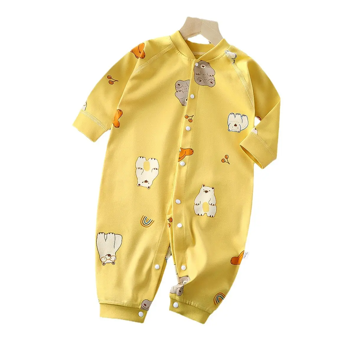 Baby Cotton Jumpsuit Set for Newborns Autumn Wear - Image 9