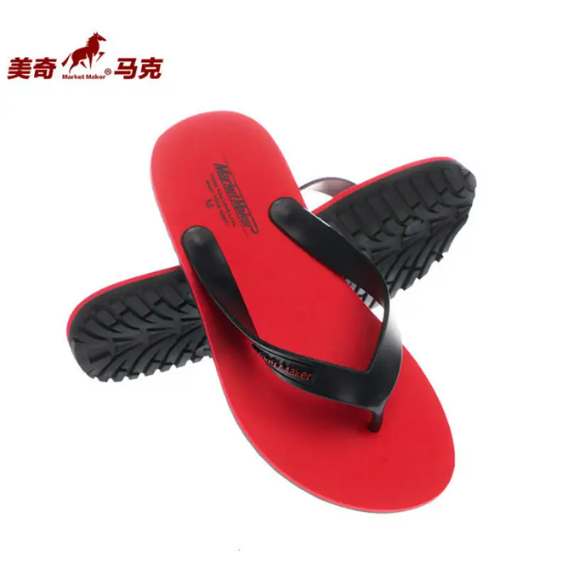 Vietnam EVA Slip-On Men's Red Beach Shoes - Image 4