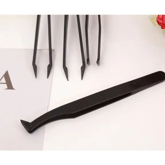 Colorful Eyelash Curler with Small Mirror Tweezers - Image 17