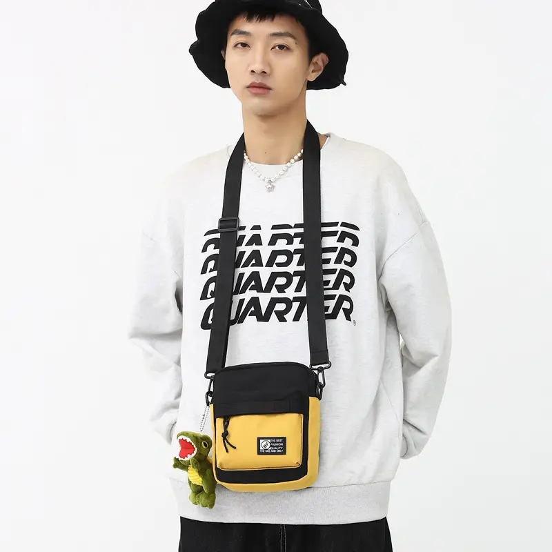 Blue Japanese Style Mobile Phone Bag for Men Women