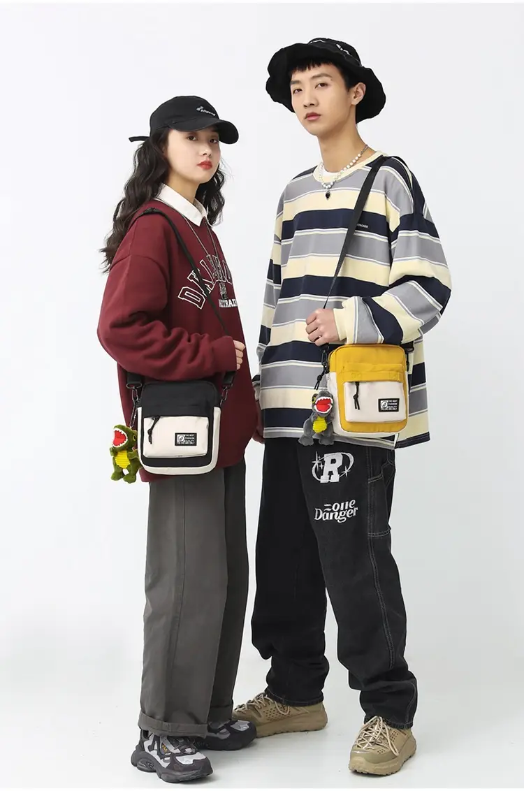 Blue Japanese Style Mobile Phone Bag for Men Women — feature 13