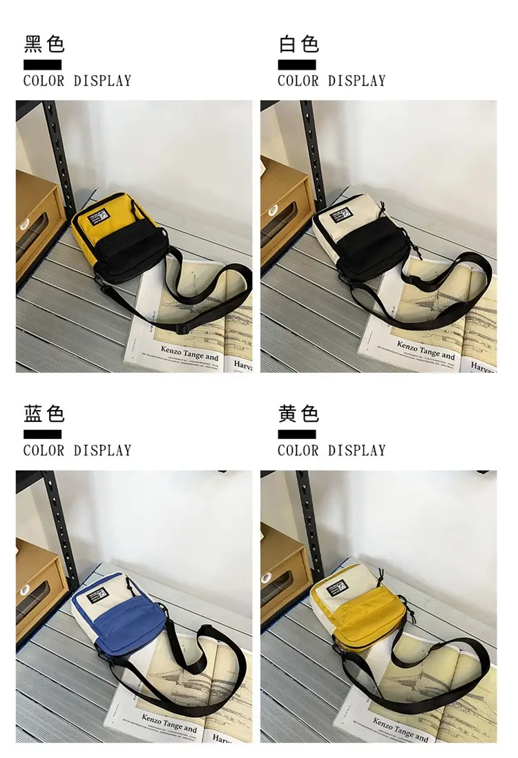 Blue Japanese Style Mobile Phone Bag for Men Women — feature 3