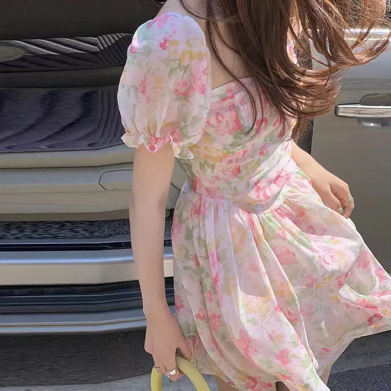 French Ins Super Fairy Student Skirt Floral 2024 - Image 2