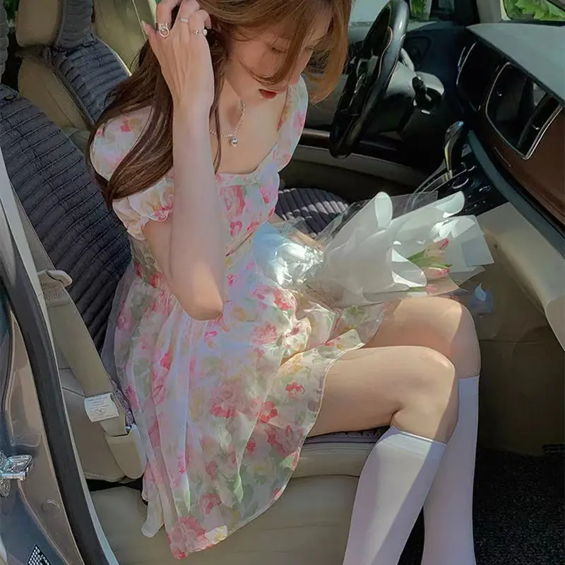 French Ins Super Fairy Student Skirt Floral 2024 - Image 4