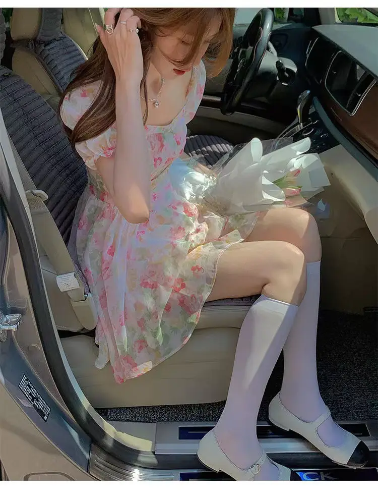 French Ins Super Fairy Student Skirt Floral 2024 — feature 10