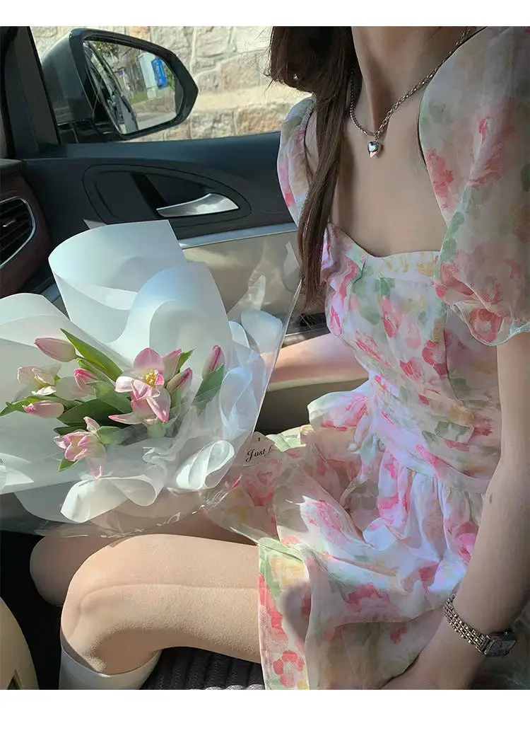 French Ins Super Fairy Student Skirt Floral 2024 — feature 11