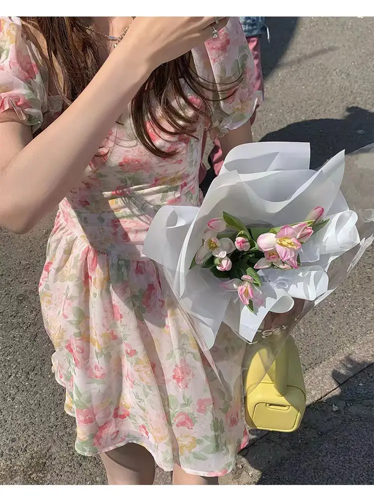 French Ins Super Fairy Student Skirt Floral 2024 — feature 6