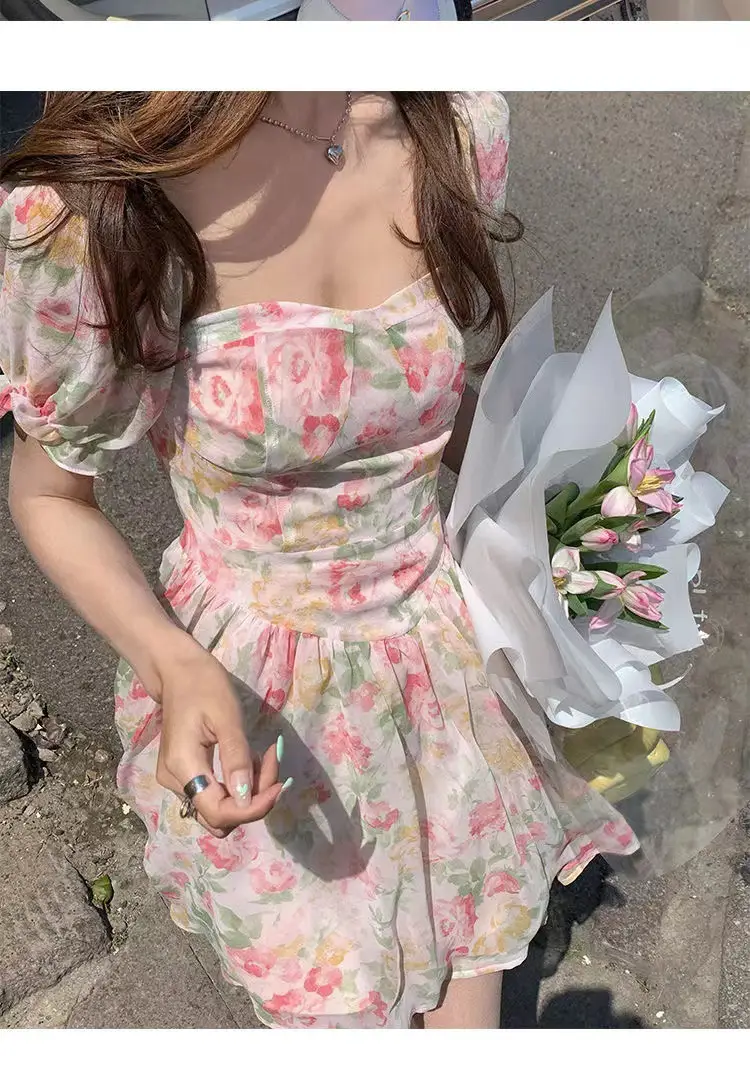 French Ins Super Fairy Student Skirt Floral 2024 — feature 7