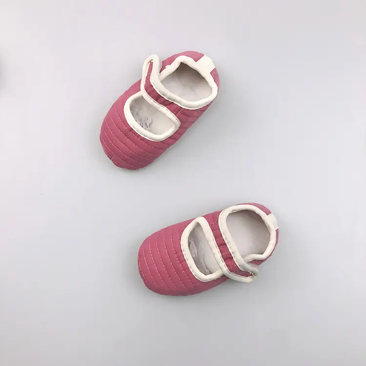 White Korean Style Baby Walking Shoes 0-2Yr Soft Sole