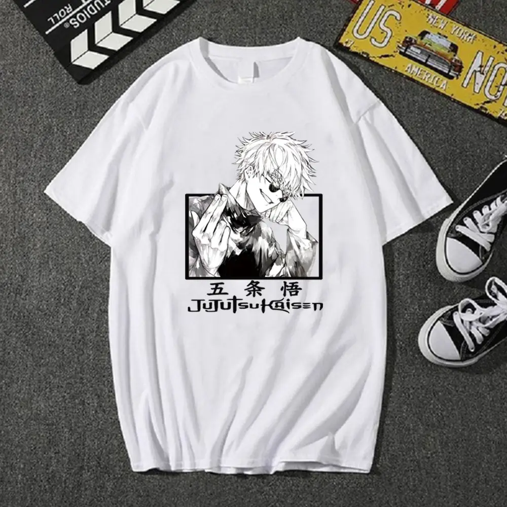Gothic Anime Girl T-Shirt Black Manga Print