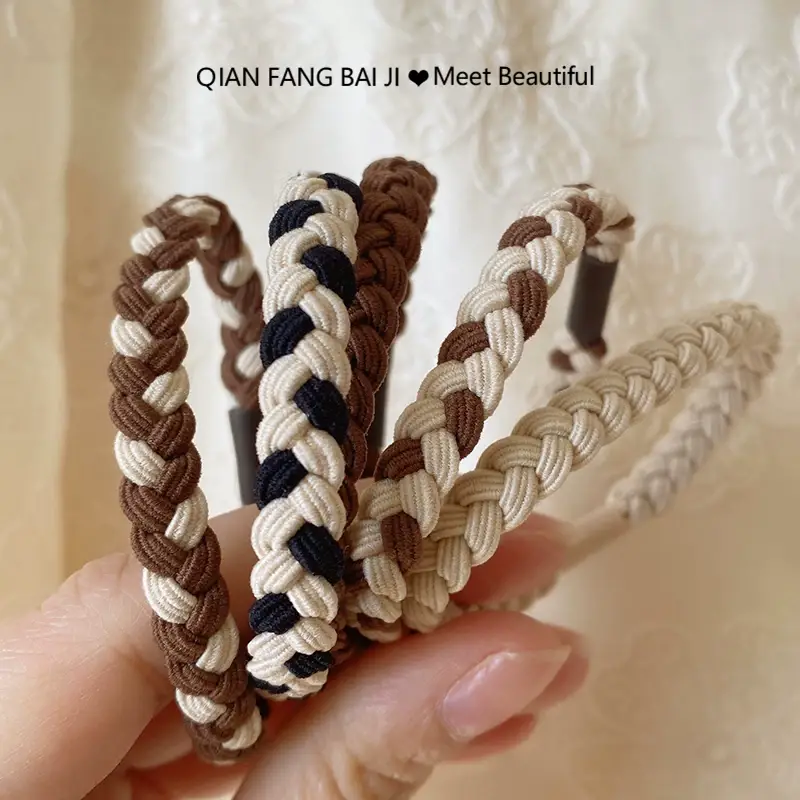 5 Milk Curry Braided Hair Rings 2022 New — feature 3