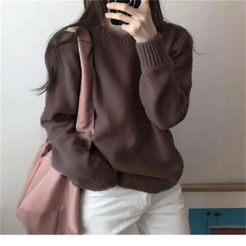 Cute Knit Pullover Sweater for Women Spring Winter