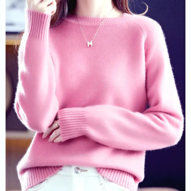Cute Knit Pullover Sweater for Women Spring Winter