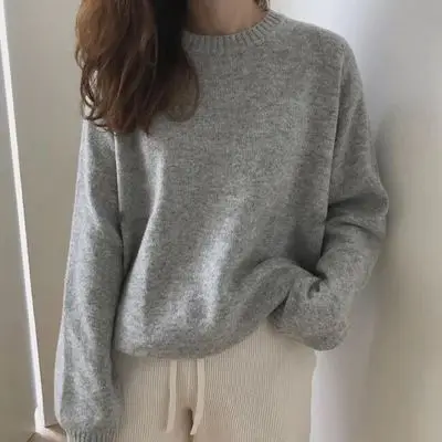 Cute Knit Pullover Sweater for Women Spring Winter