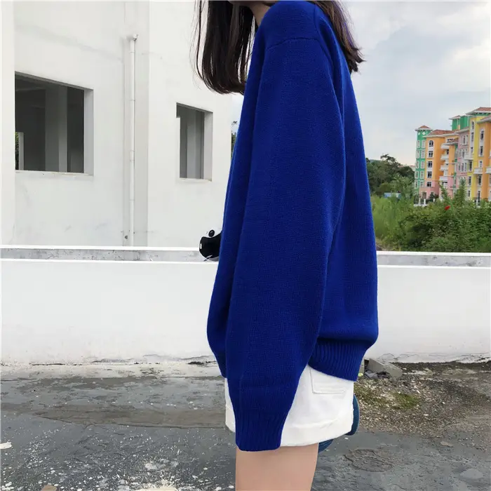 Cute Knit Pullover Sweater for Women Spring Winter