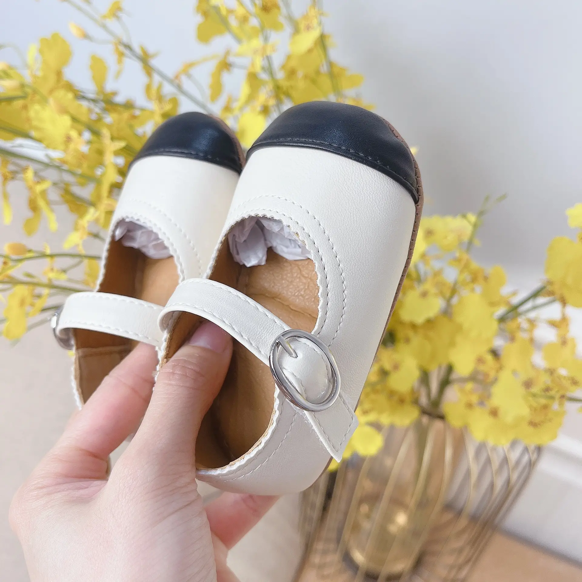Korean Style Baby Shoes 0-2Yrs Small Leather Non-Slip