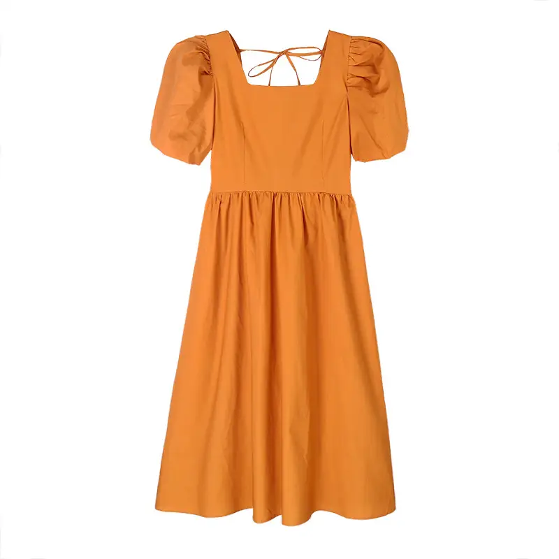 Long Skirt Dress Women Summer Korean Design Backless High Waist Slimming Look - Image 6