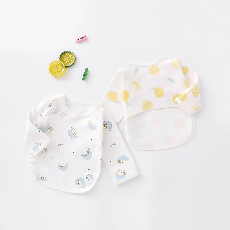 Newborn Baby Half Back Top Pure Cotton Pink Rabbit Print