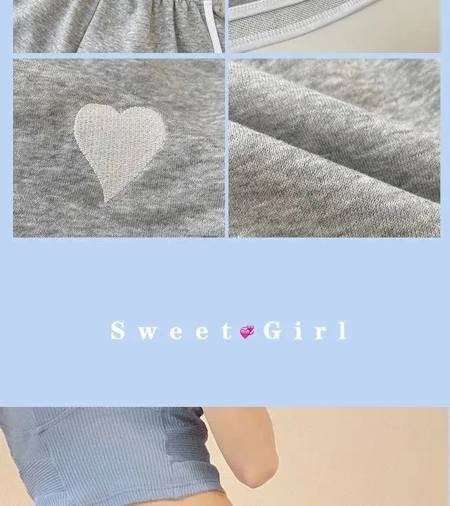 White Heart Korean Style Running Shorts 2022 — feature 4