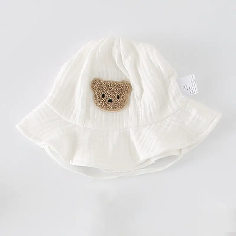 Newborn Baby Boys' Long Sleeve Gauze Outfit Cream - Image 3