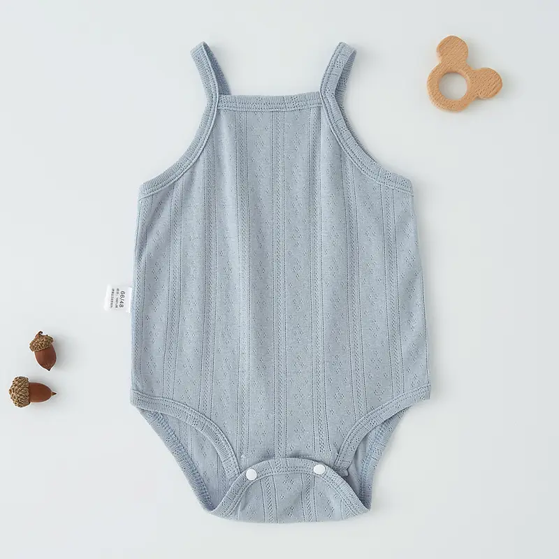 Pure Cotton Newborn Belly Protector Vest Yellow - Image 3