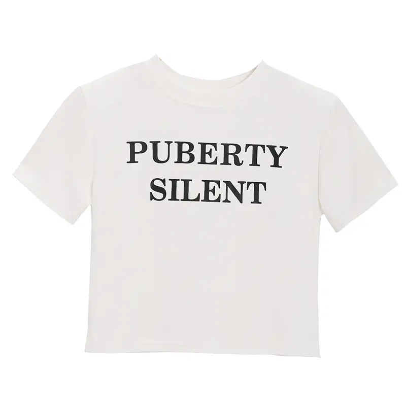 Women Short Sleeve T-Shirt Puberty Silent Green - Image 3