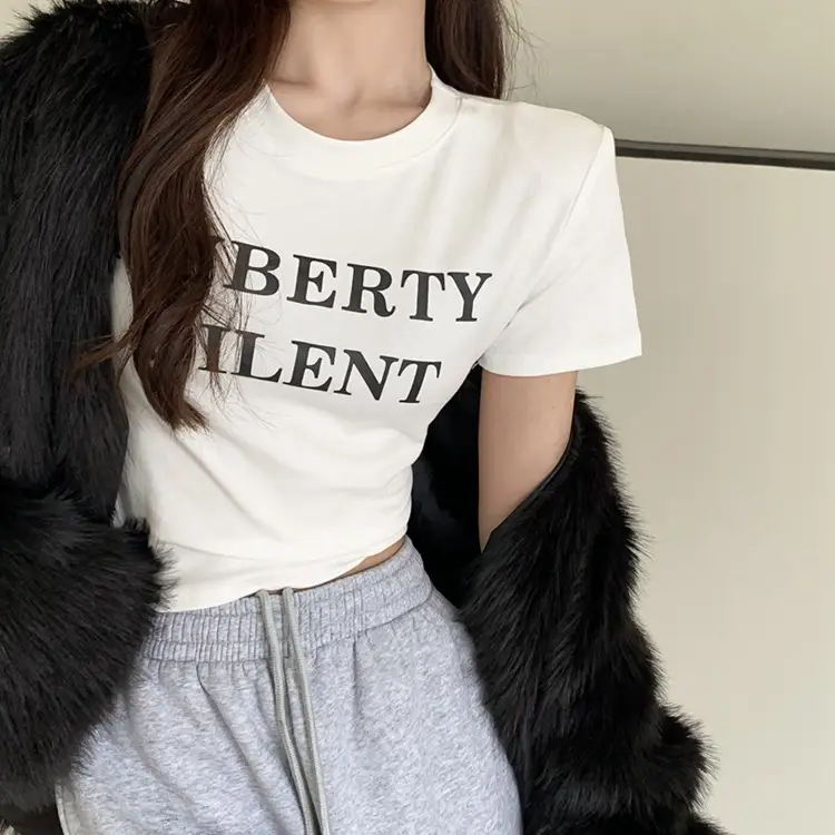 Women Short Sleeve T-Shirt Puberty Silent Green — feature 6