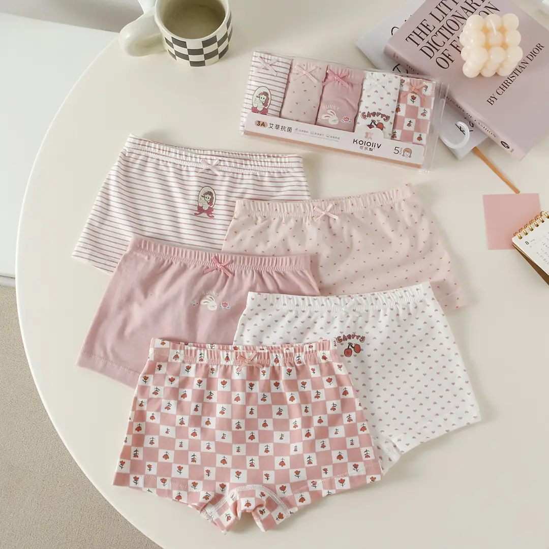 Kola Joyv Cotton Printed Boxers for Girls 2024 New - Image 15