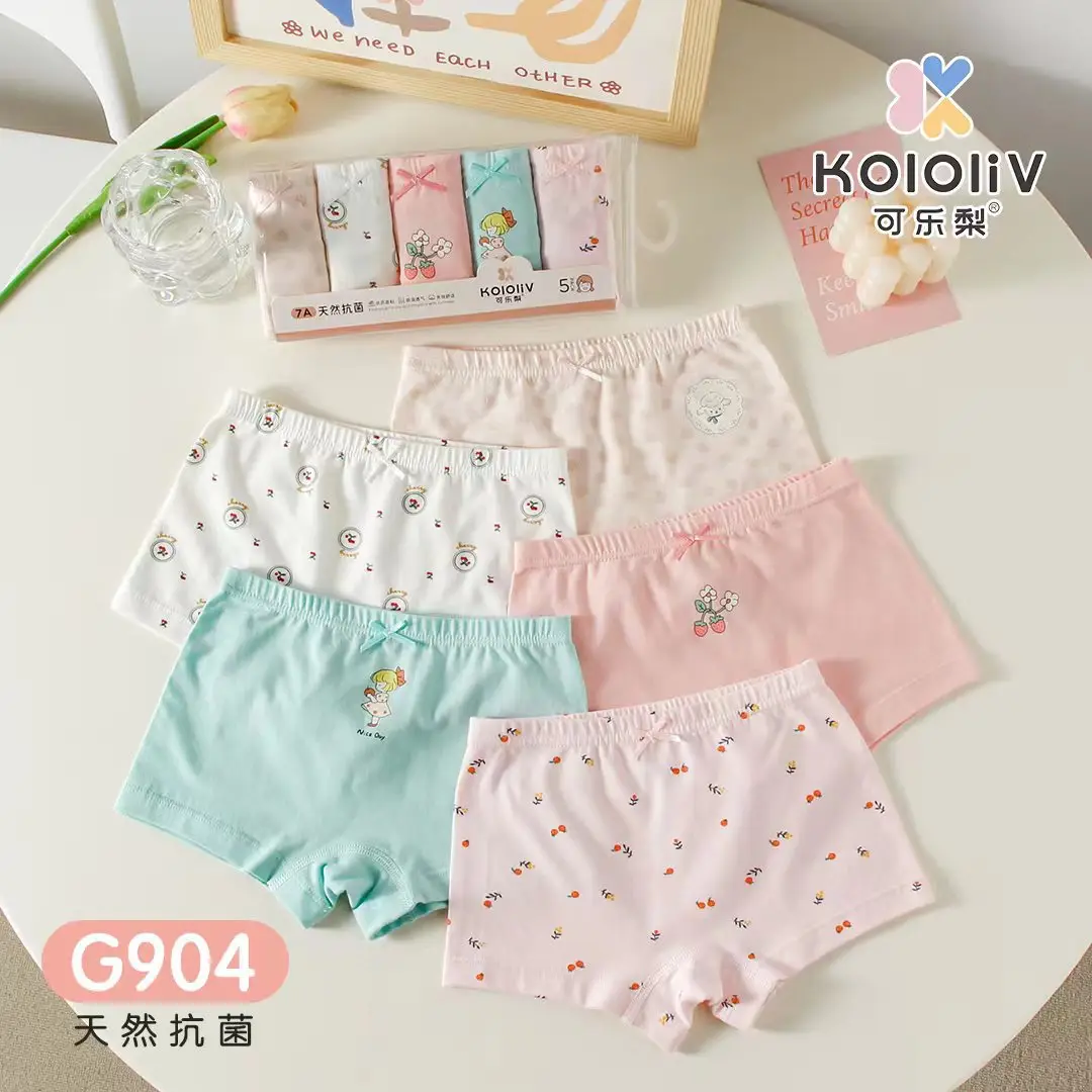 Kola Joyv Cotton Printed Boxers for Girls 2024 New - Image 2