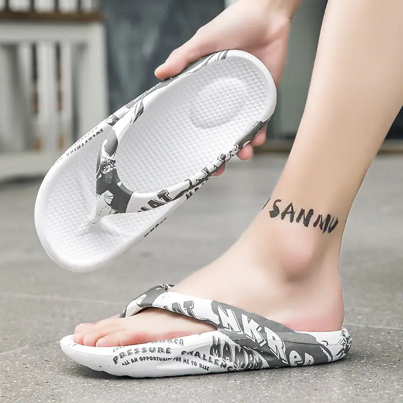 Men's Cross-Brand Anti-Slip Beach Flip Flops Large