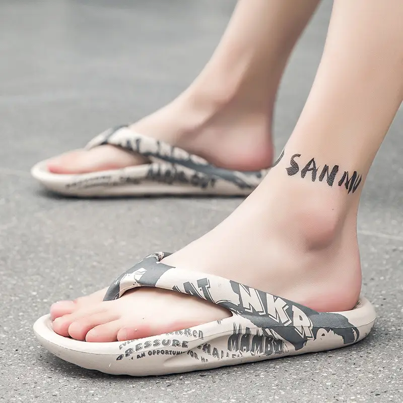 Men's Cross-Brand Anti-Slip Beach Flip Flops Large