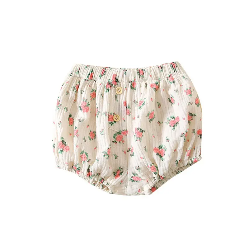 Baby Heart Print Shorts White Large - Image 12