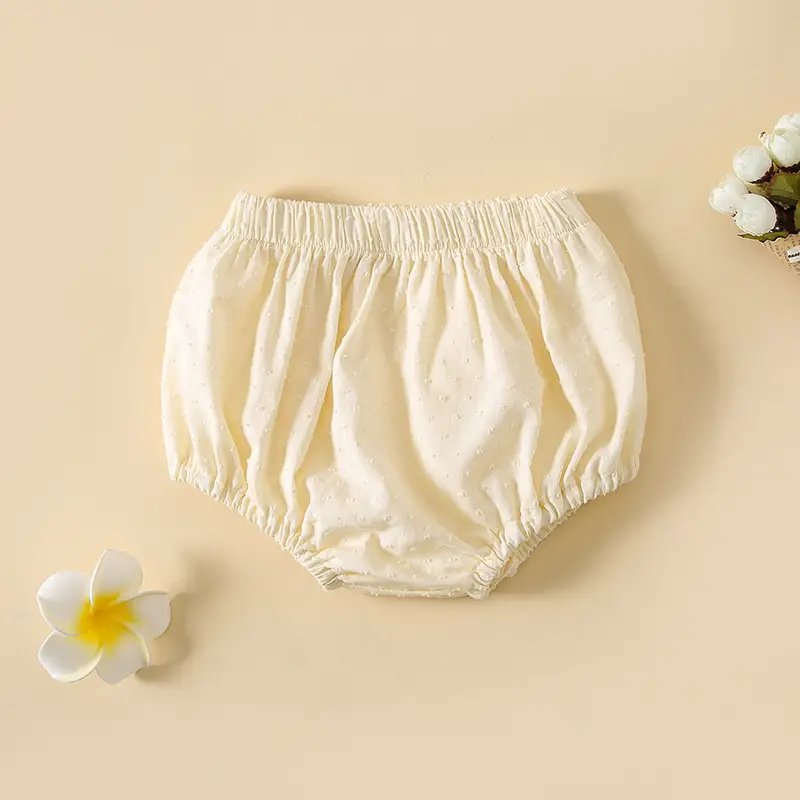 Baby Heart Print Shorts White Large - Image 6