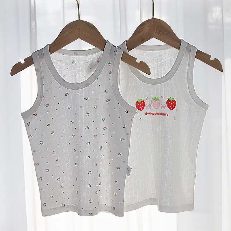 Cool Sleeveless Vests for Boys Girls 2-Piece Set - Image 2