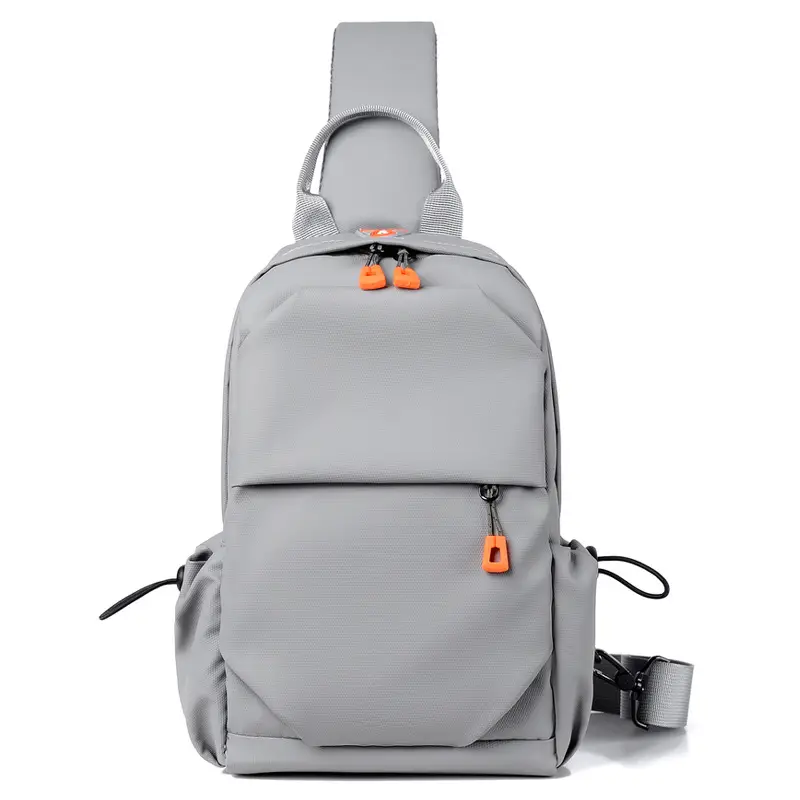 Men's Grey Crossbody Shoulder Bag Small Fashionable - Image 7