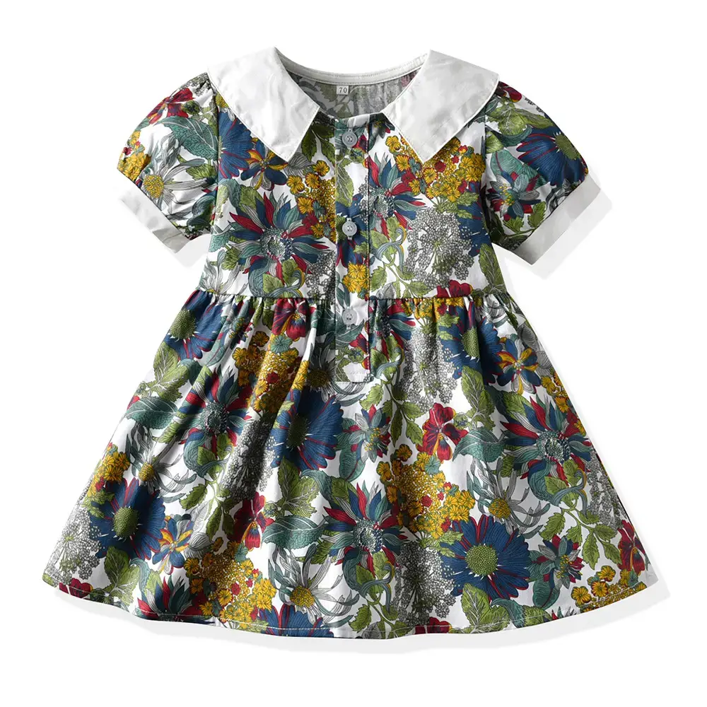 New 2025 Summer Korean Style Baby Floral Shorts Suit - Image 11