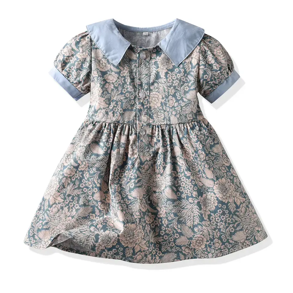 New 2025 Summer Korean Style Baby Floral Shorts Suit - Image 14