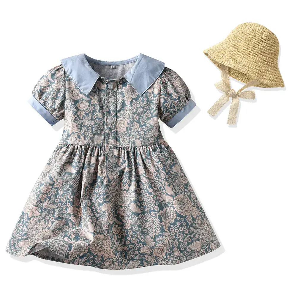 New 2025 Summer Korean Style Baby Floral Shorts Suit - Image 15