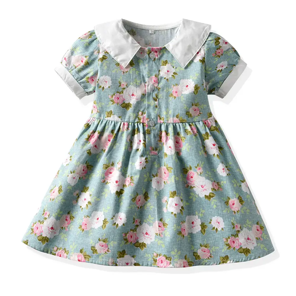 New 2025 Summer Korean Style Baby Floral Shorts Suit - Image 2