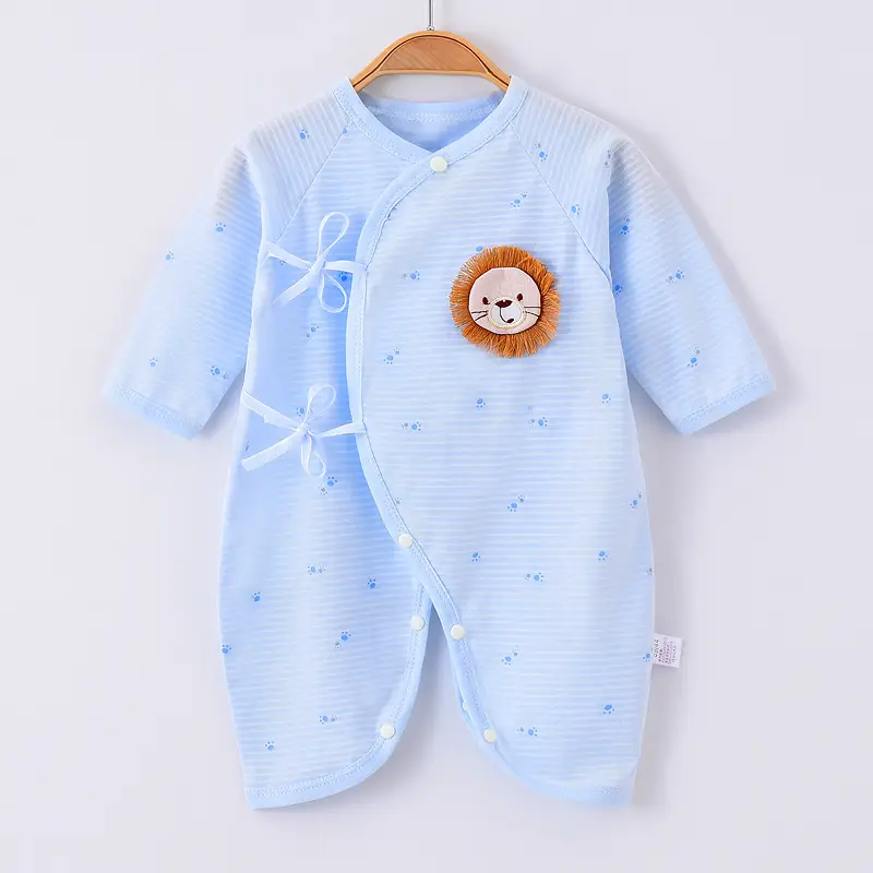 Newborn Baby Monk Air Jacket Cotton Yellow - Image 7