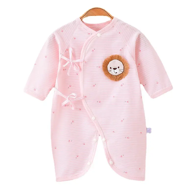 Newborn Baby Monk Air Jacket Cotton Yellow - Image 13